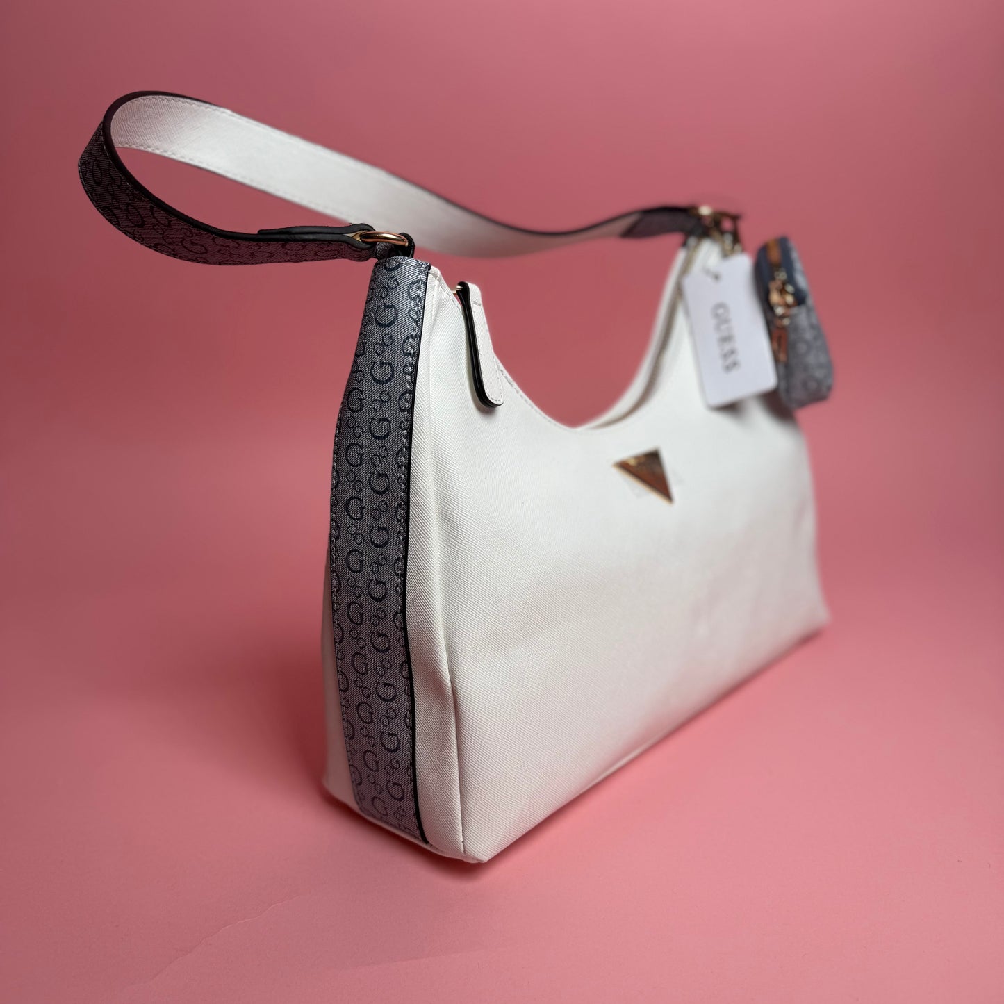CARTERA EMERIE BLANCA/AZUL MUJER - GUESS