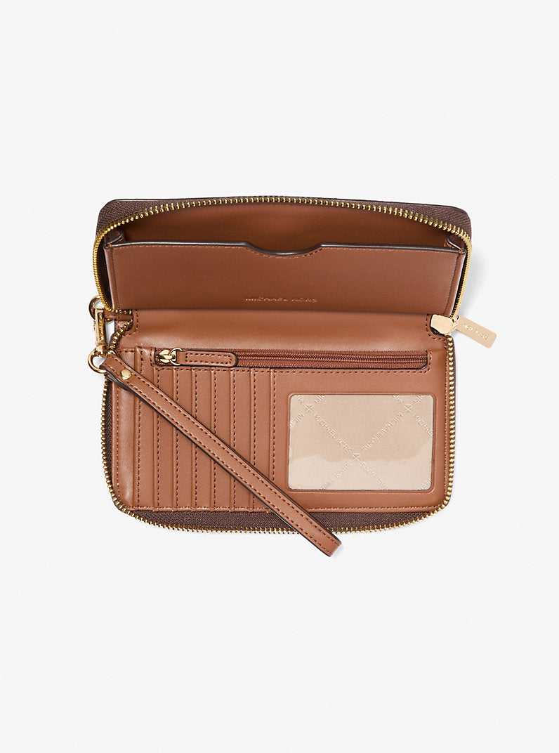 BILLETERA/CARTERA DE MANO CAFÉ - MICHAEL KORS