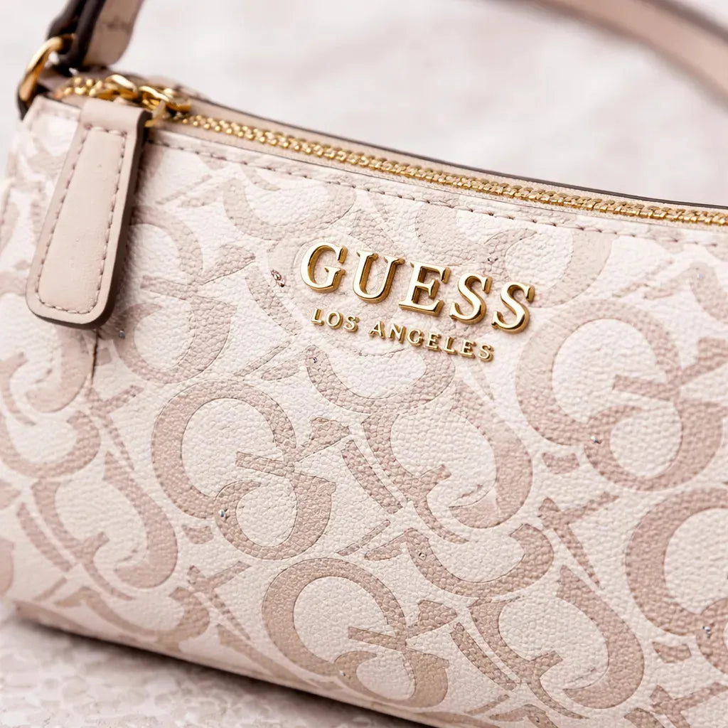 CROSSBODY KARLAN MINI BEIGE - GUESS