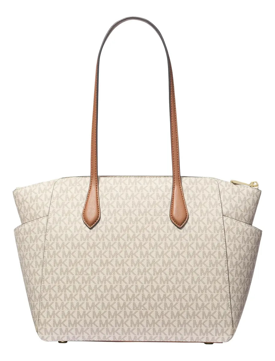TOTE MARILYN VAINILLA/CAFÉ MK - MICHAEL KORS