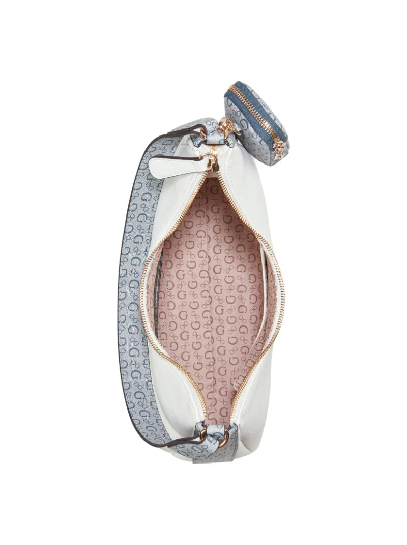 CARTERA EMERIE BLANCA/AZUL MUJER - GUESS