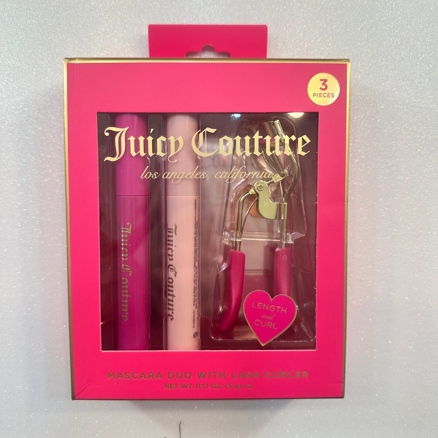SET 2 MÁSCARAS DE PESTAÑAS + ENCRESPADOR - JUICY COUTURE