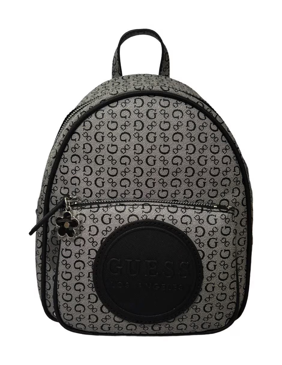 MOCHILA GRIS NEGRO - GUESS