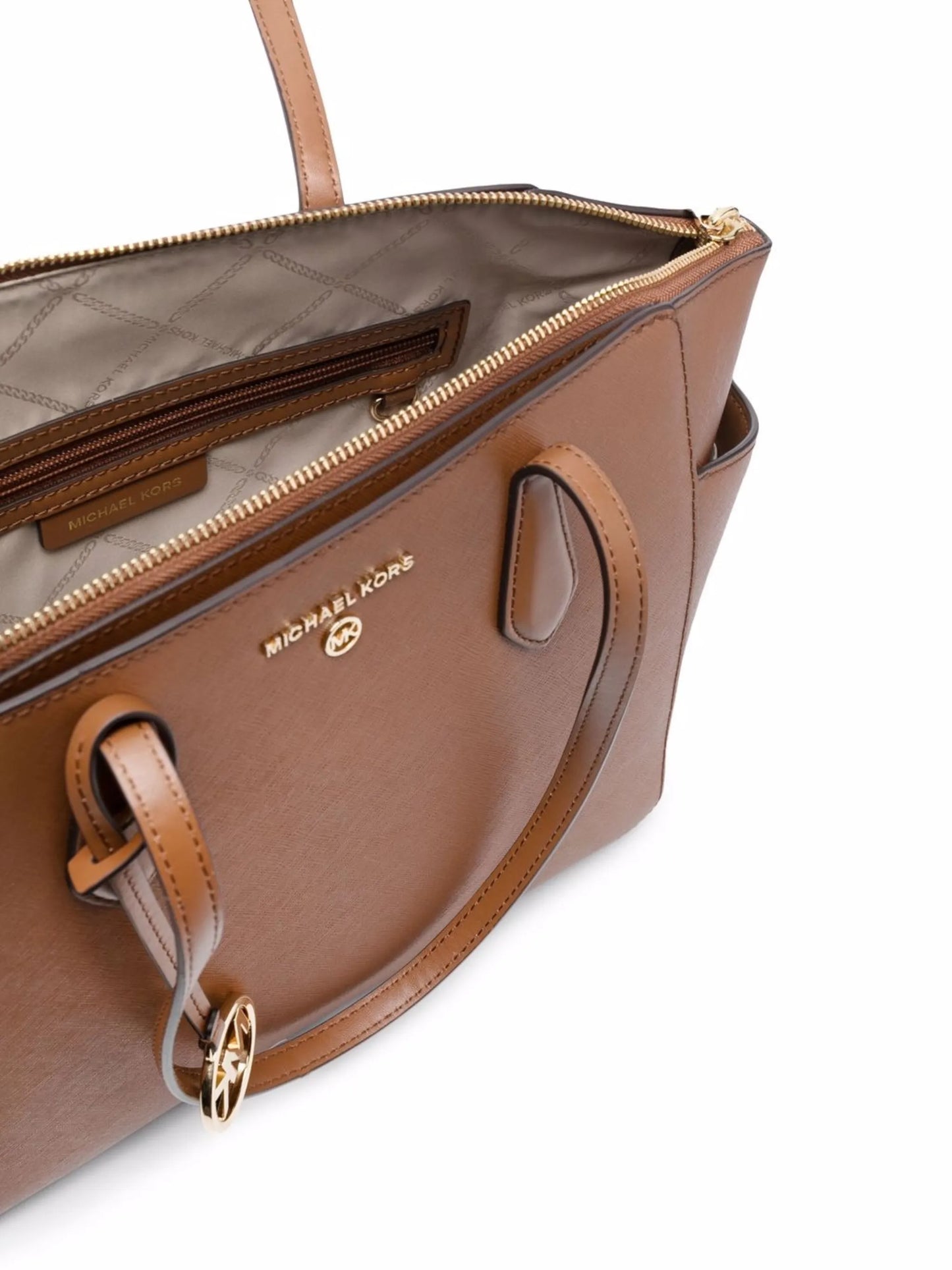 TOTE MARILYN CAFÉ CUERO - MICHAEL KORS