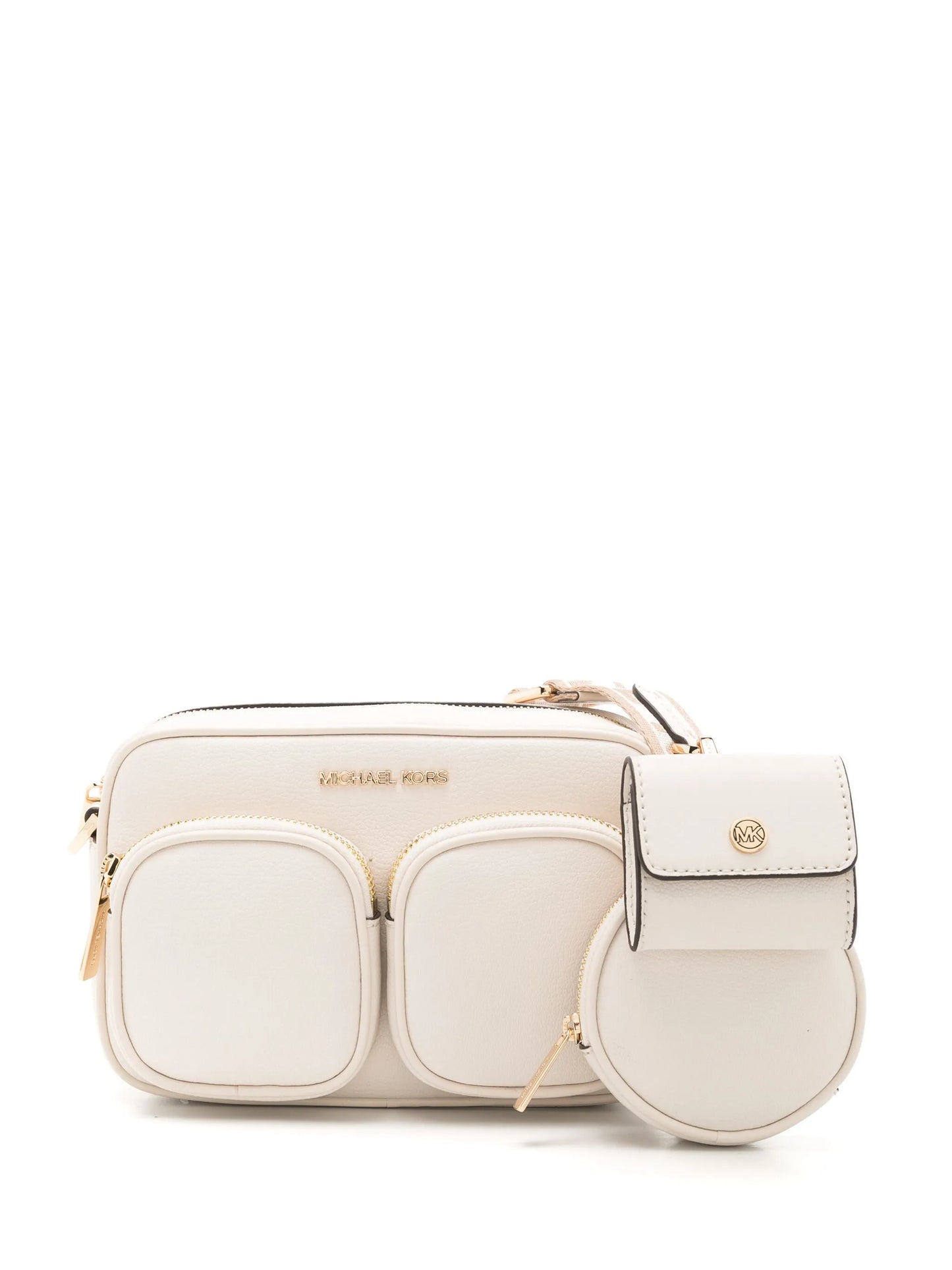 CARTERA CREMA TRAVEL CON ACCESORIOS - MICHAEL KORS