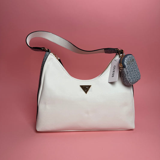 CARTERA EMERIE BLANCA/AZUL MUJER - GUESS
