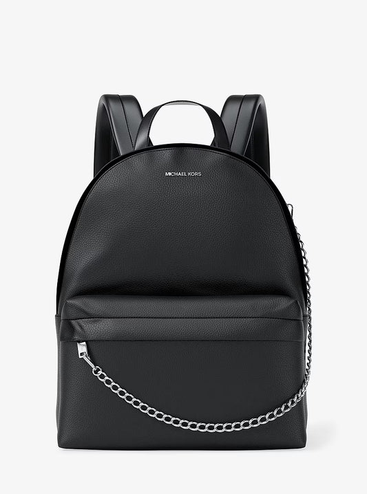 MOCHILA CUERO GRANDE NEGRA - MICHAEL KORS
