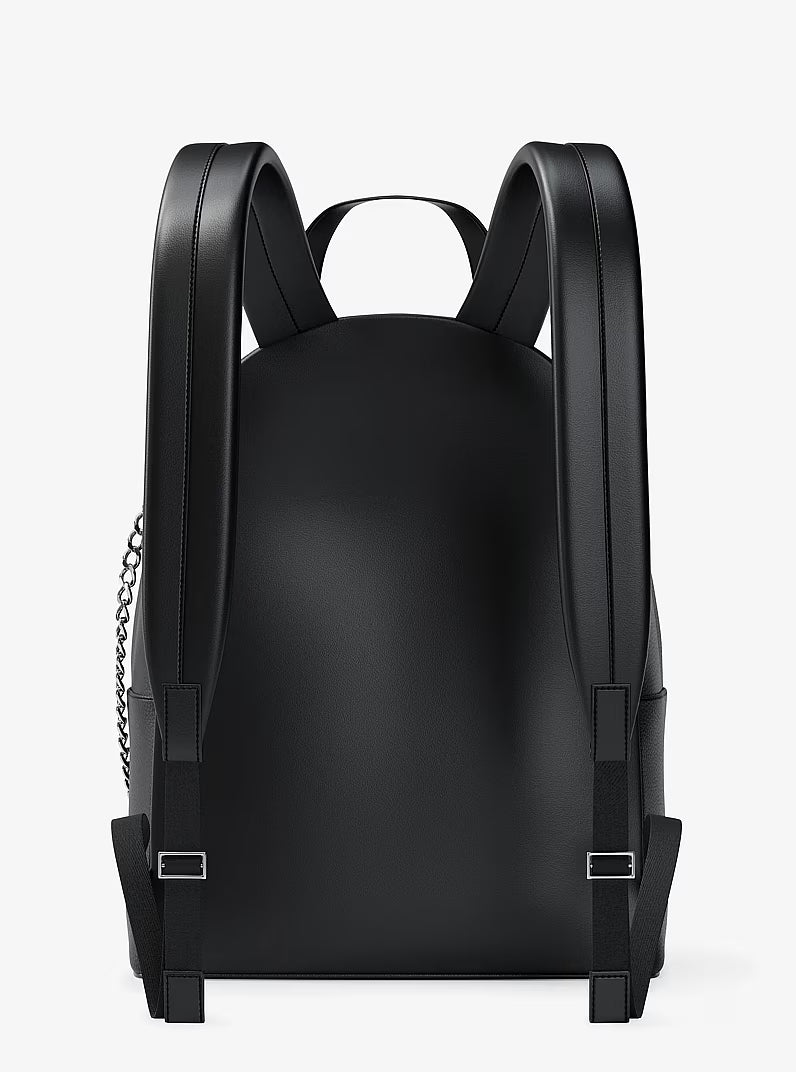 MOCHILA CUERO MEDIANA NEGRA - MICHAEL KORS