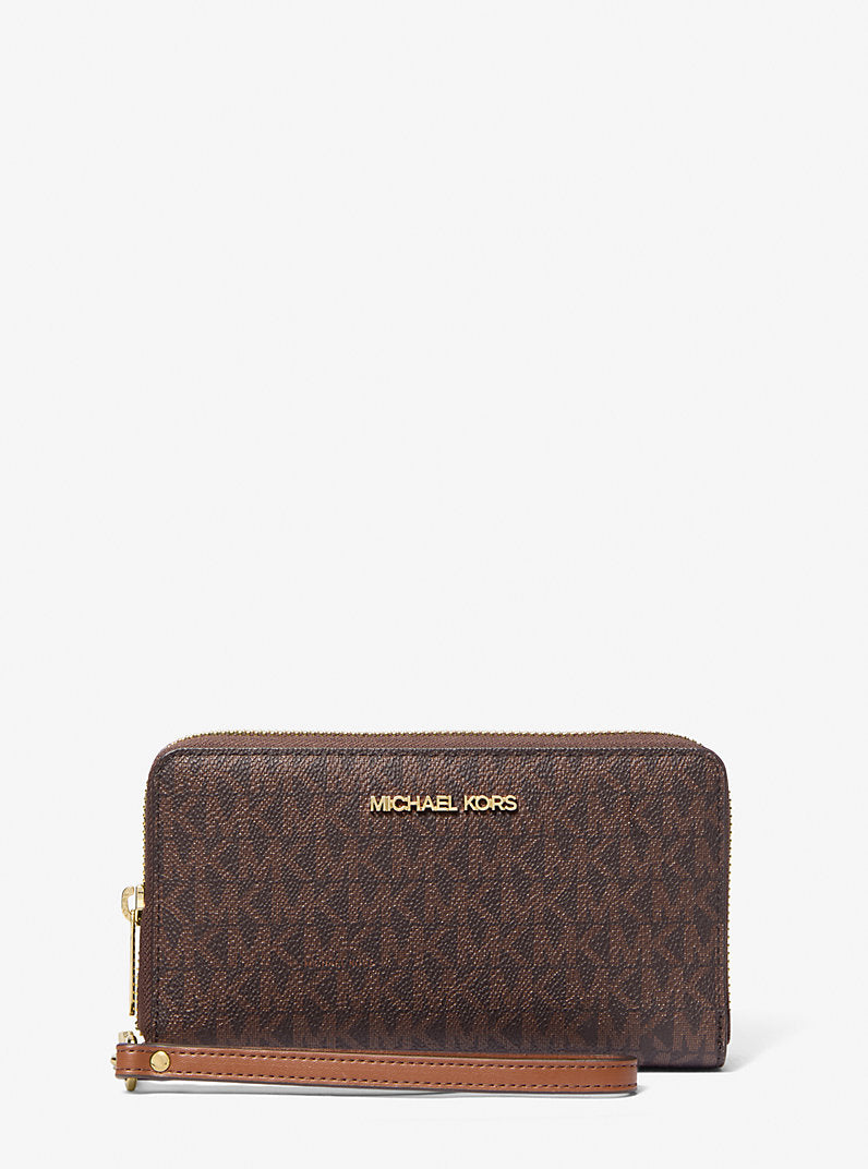 BILLETERA/CARTERA DE MANO CAFÉ  - MICHAEL KORS