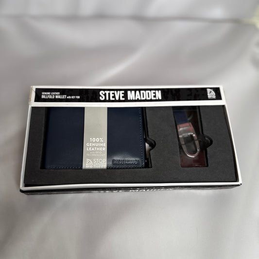 SET BILLETERA Y LLAVERO HOMBRE - STEAVE MADDEN