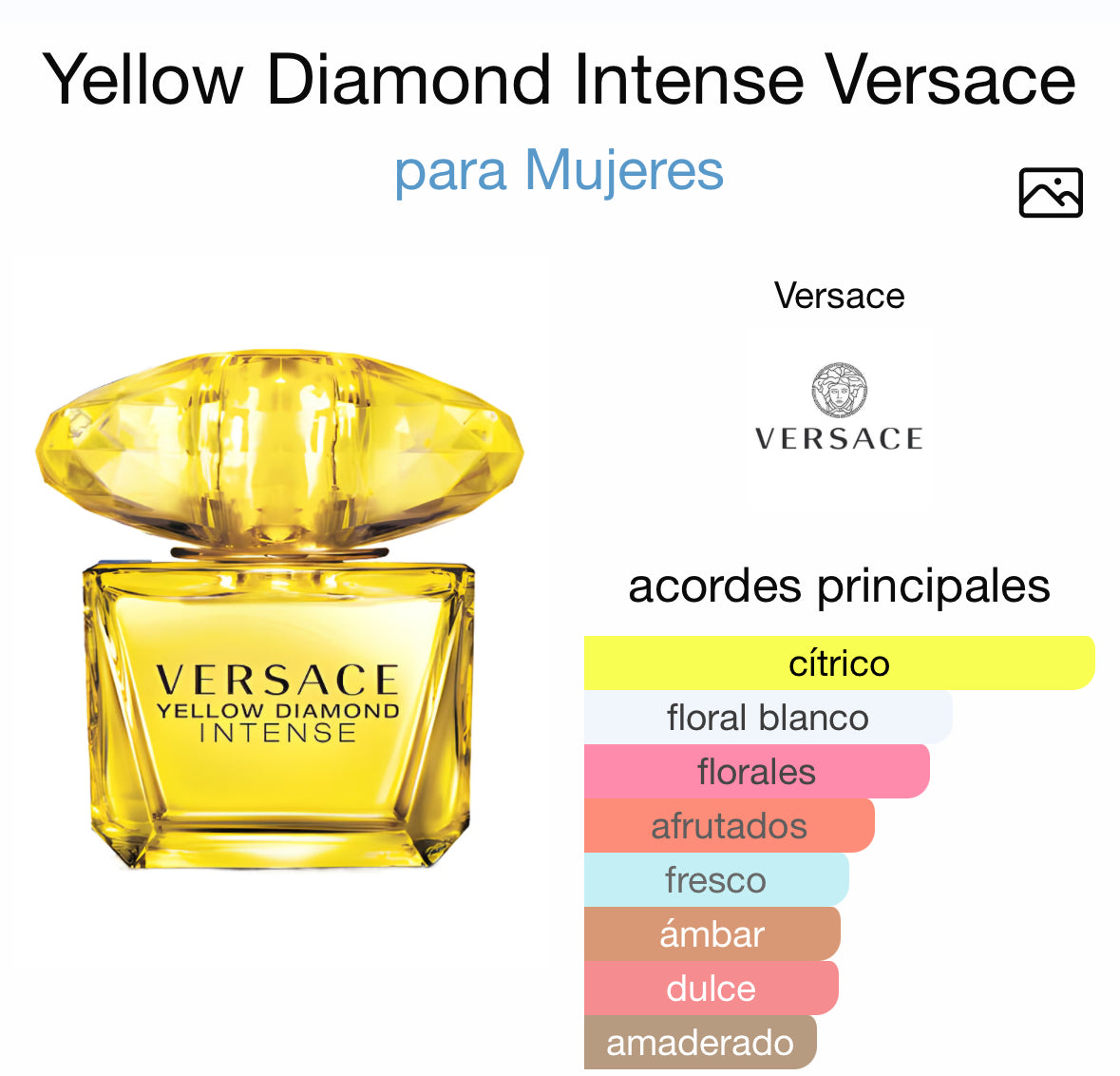 Perfume Mujer Yellow Diamond Intense EDP 90ML - Versace