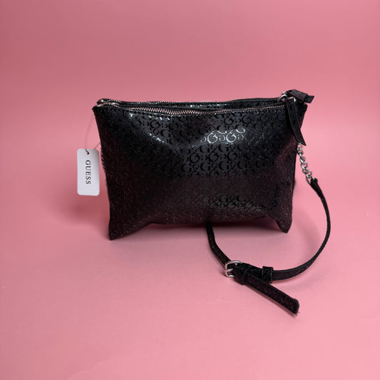 CROSSBODY TIDEWOOD MINI DBLE ZIP NEGRO - GUESS