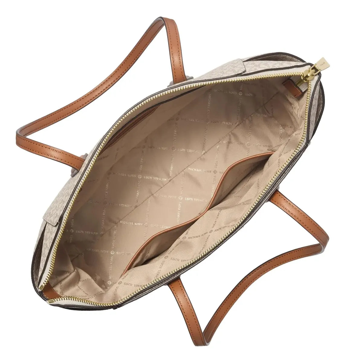 TOTE MARILYN VAINILLA/CAFÉ MK - MICHAEL KORS