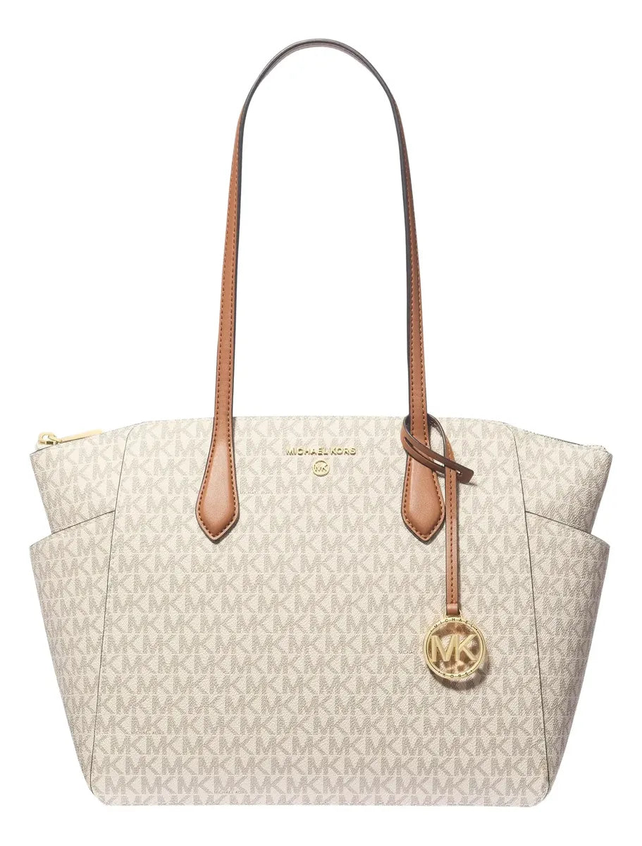 TOTE MARILYN VAINILLA/CAFÉ MK - MICHAEL KORS