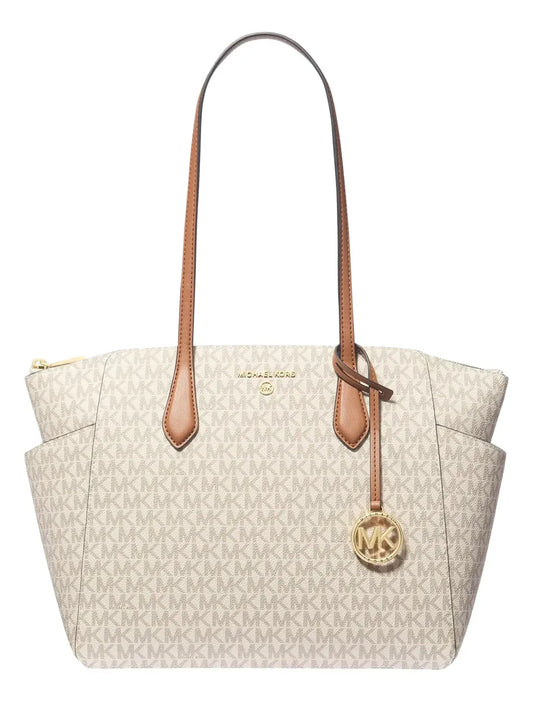 TOTE MARILYN VAINILLA/CAFÉ MK - MICHAEL KORS