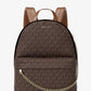 MOCHILA CUERO GRANDE NEGRA CAFÉ MK - MICHAEL KORS