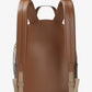 MOCHILA CUERO GRANDE NEGRA CAFÉ MK - MICHAEL KORS