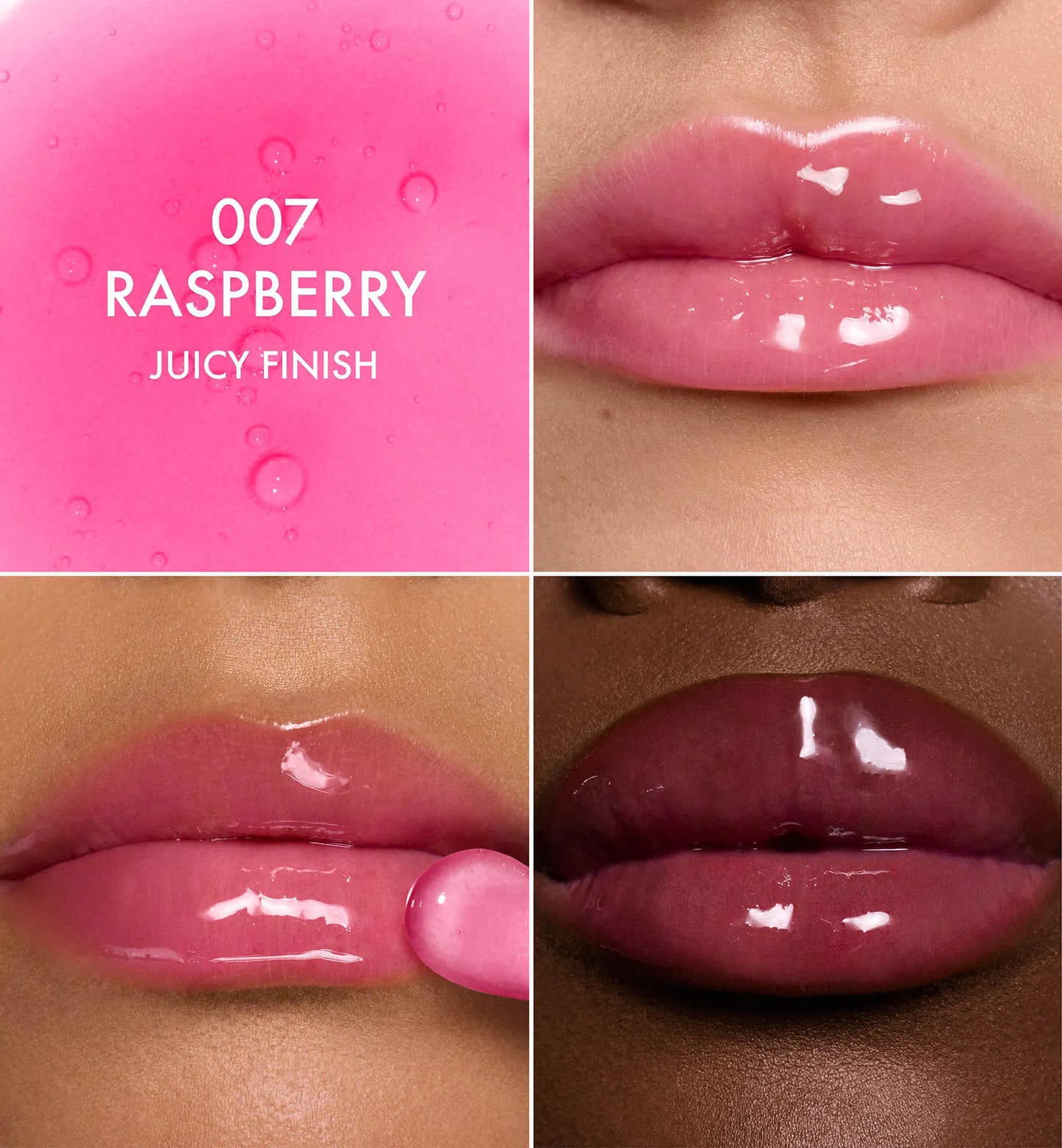 GLOSS 007 RASPBERRY JUICY LIP GLOW OIL  - DIOR