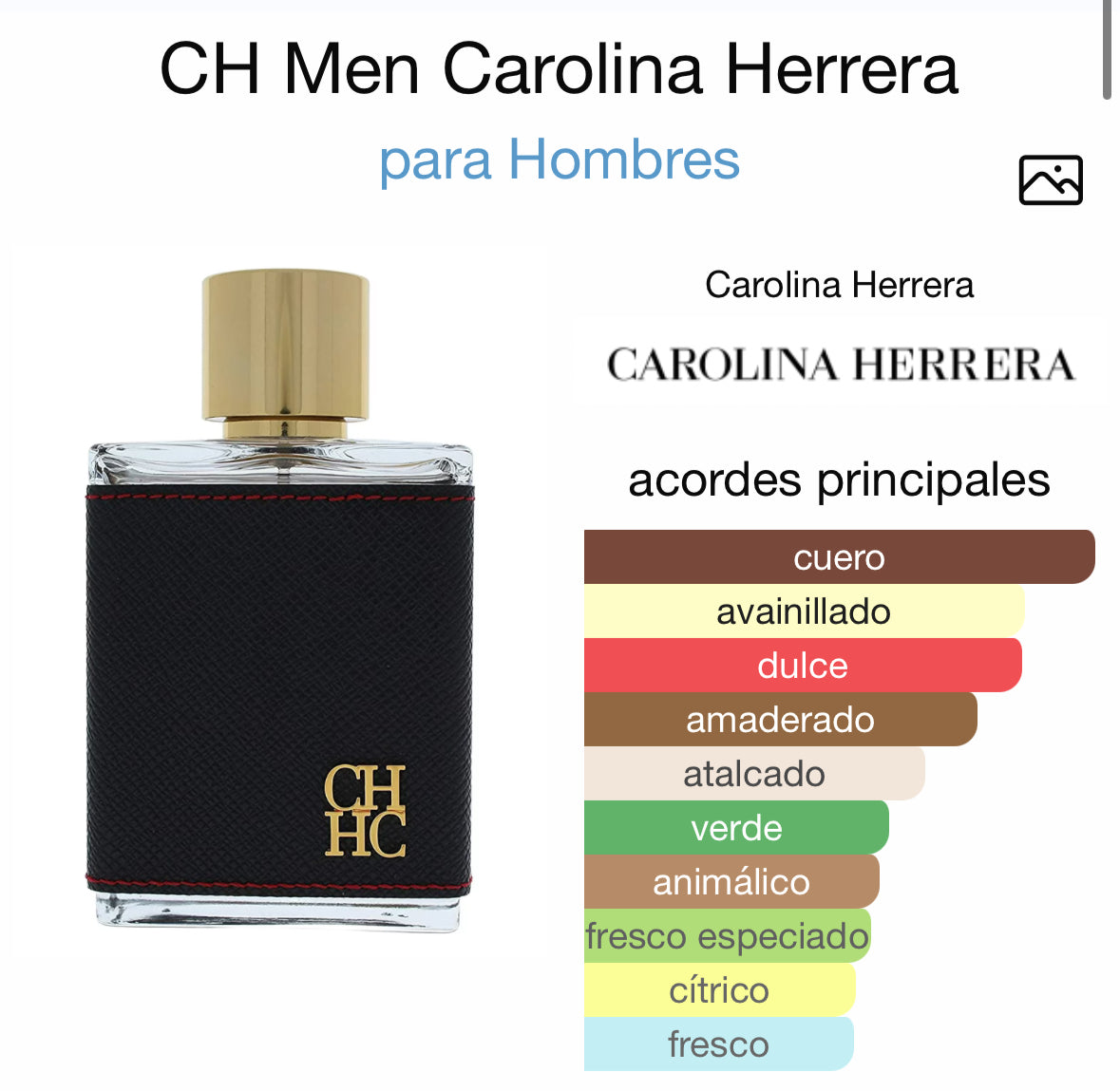 Perfume Hombre Ch Men Edt 100Ml - Carolina Herrera