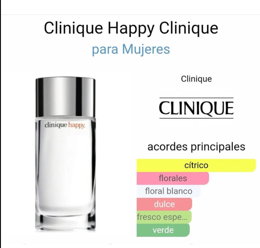 PERFUME MUJER HAPPY CLINIQUE EDP 30ML - CLINIQUE