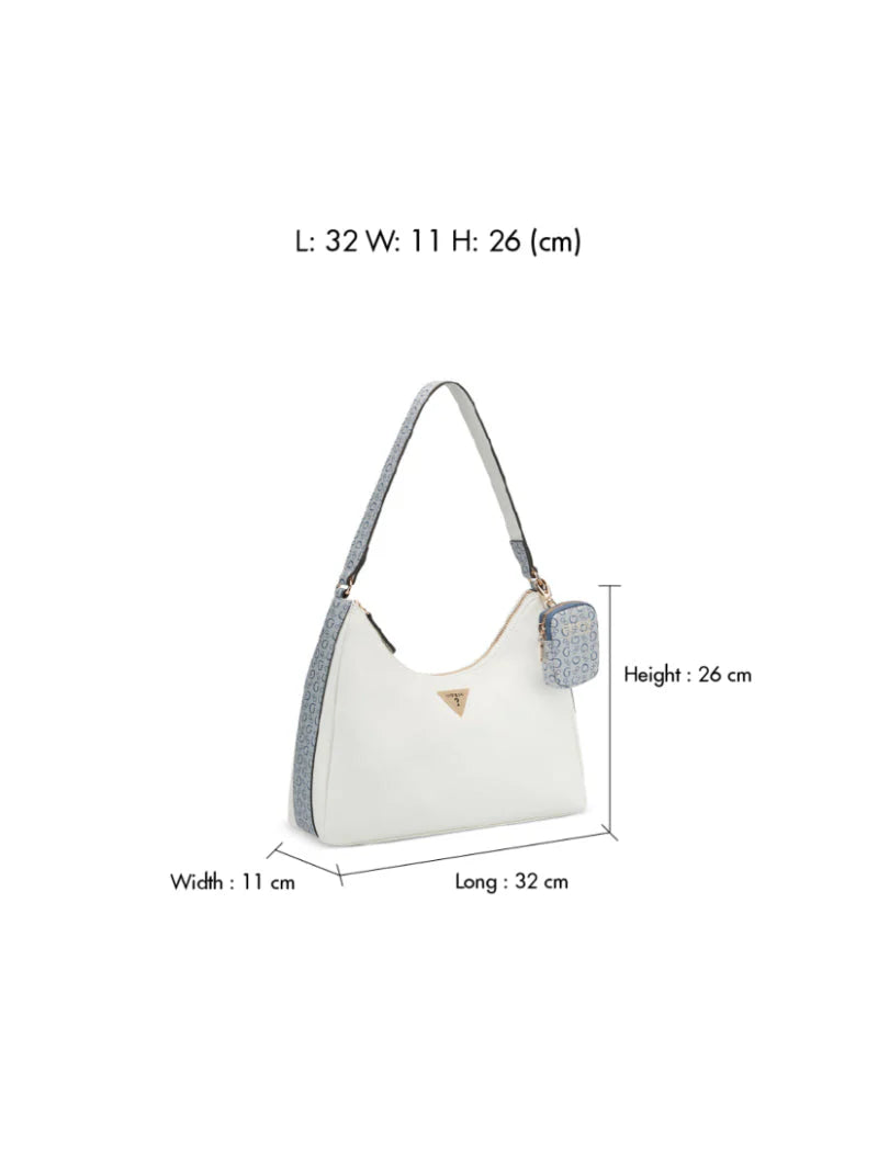 CARTERA EMERIE BLANCA/AZUL MUJER - GUESS