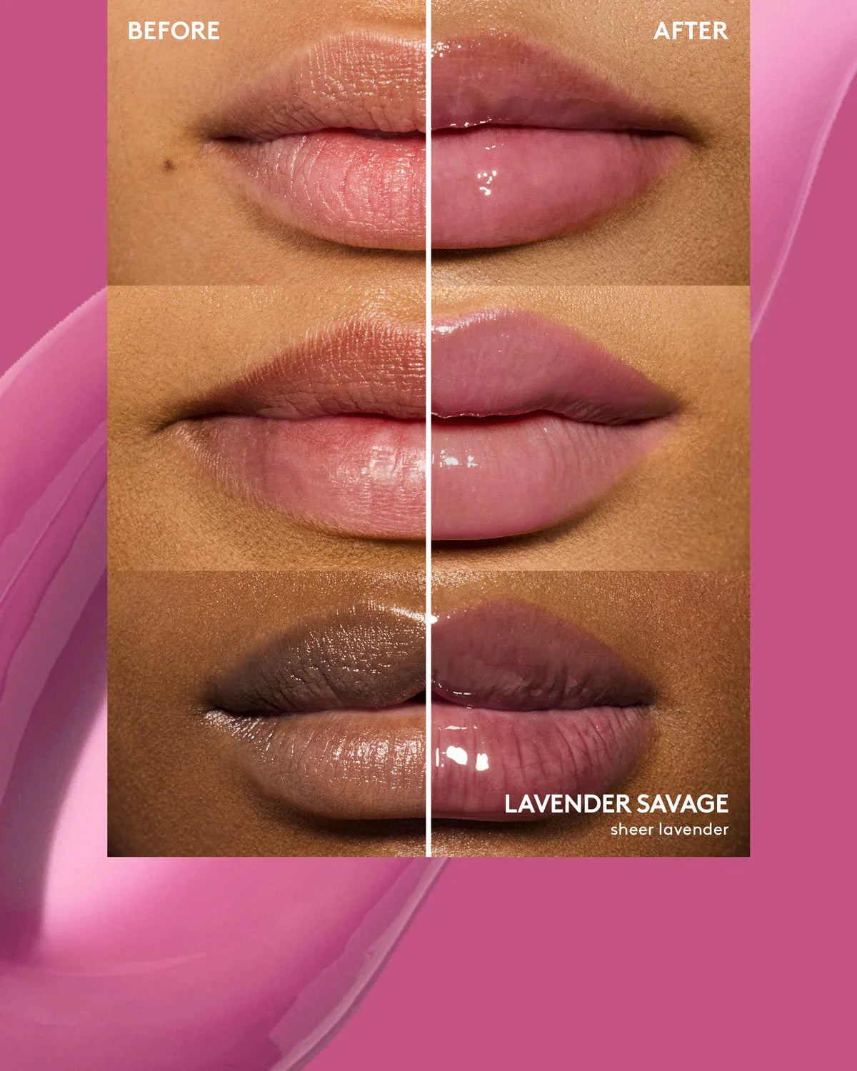 GLOSS VOLUMINIZADOR LAVANDER SAVAGE  - FENTY BEAUTY