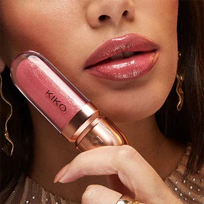 GLOSS efecto 3D Golden Oasis 3D Hydra Lipgloss 03 Natural Rose - KIKO