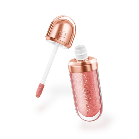 GLOSS efecto 3D Golden Oasis 3D Hydra Lipgloss 03 Natural Rose - KIKO
