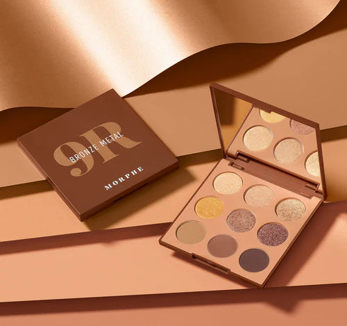 PALETA DE SOMBRAS 9R BRONZE METAL - MORPHE