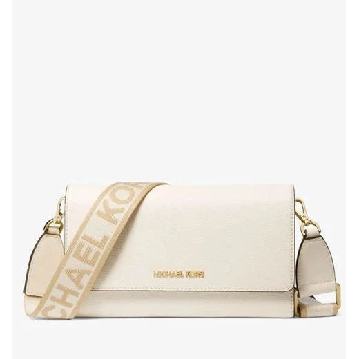 BANDOLERA WALLET NEUTRA CUERO - MICHAEL KORS